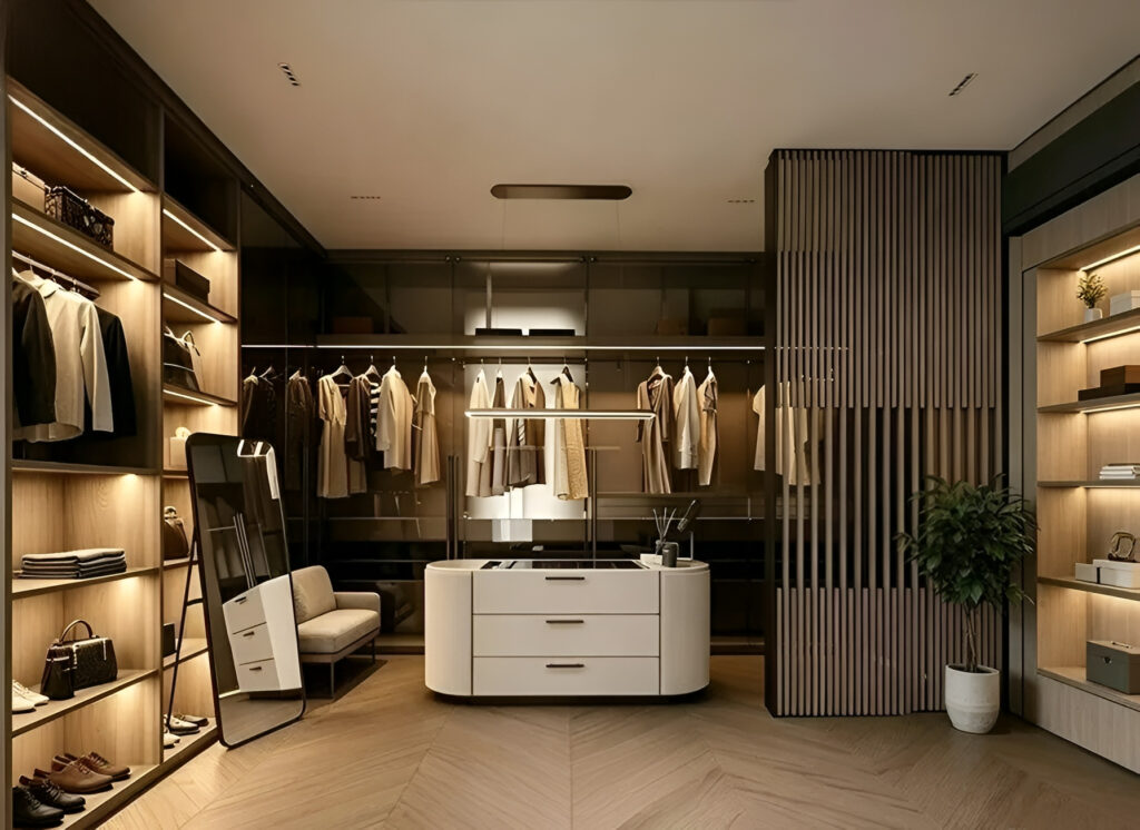 Custom Dressing Room Wardrobe Cabinets