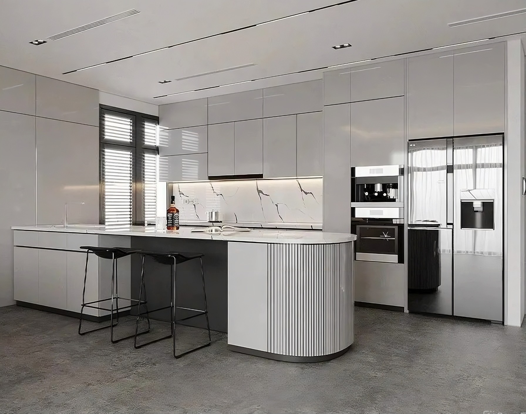 Modern Australian Style Custom Kitchen Cabinet