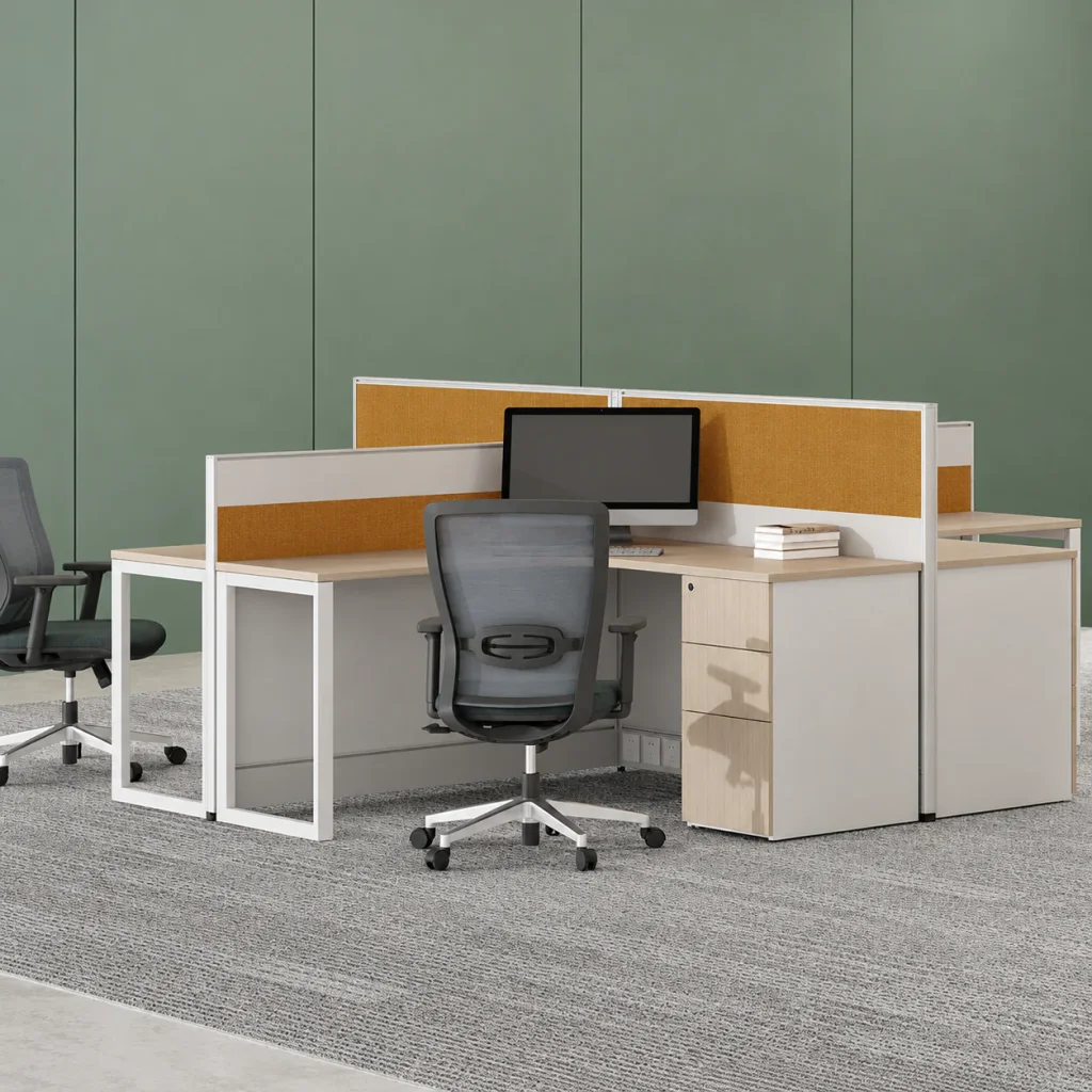 4 Cubicle Office Workstation