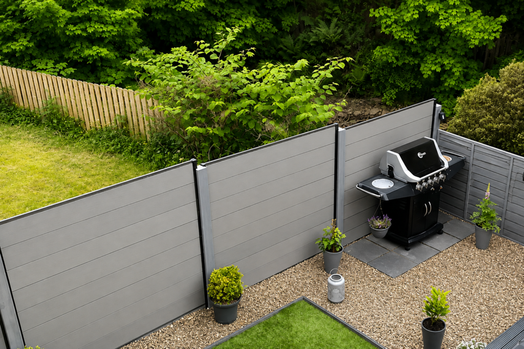 Horizontal Composite Fence Panels