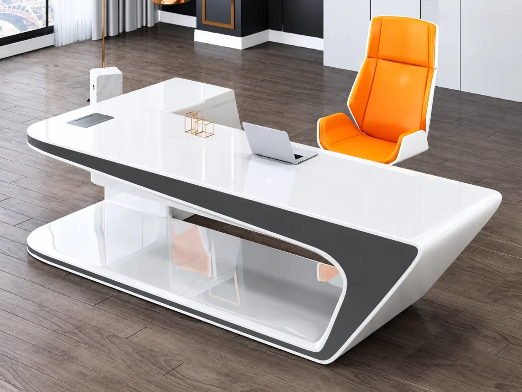 Curved Executive Office Desk